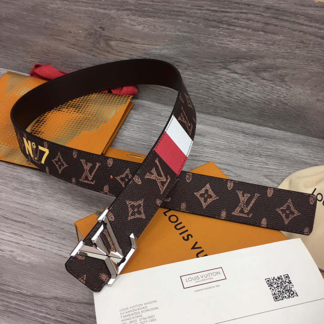 Louis Vuitton Belts Printing Cowhide