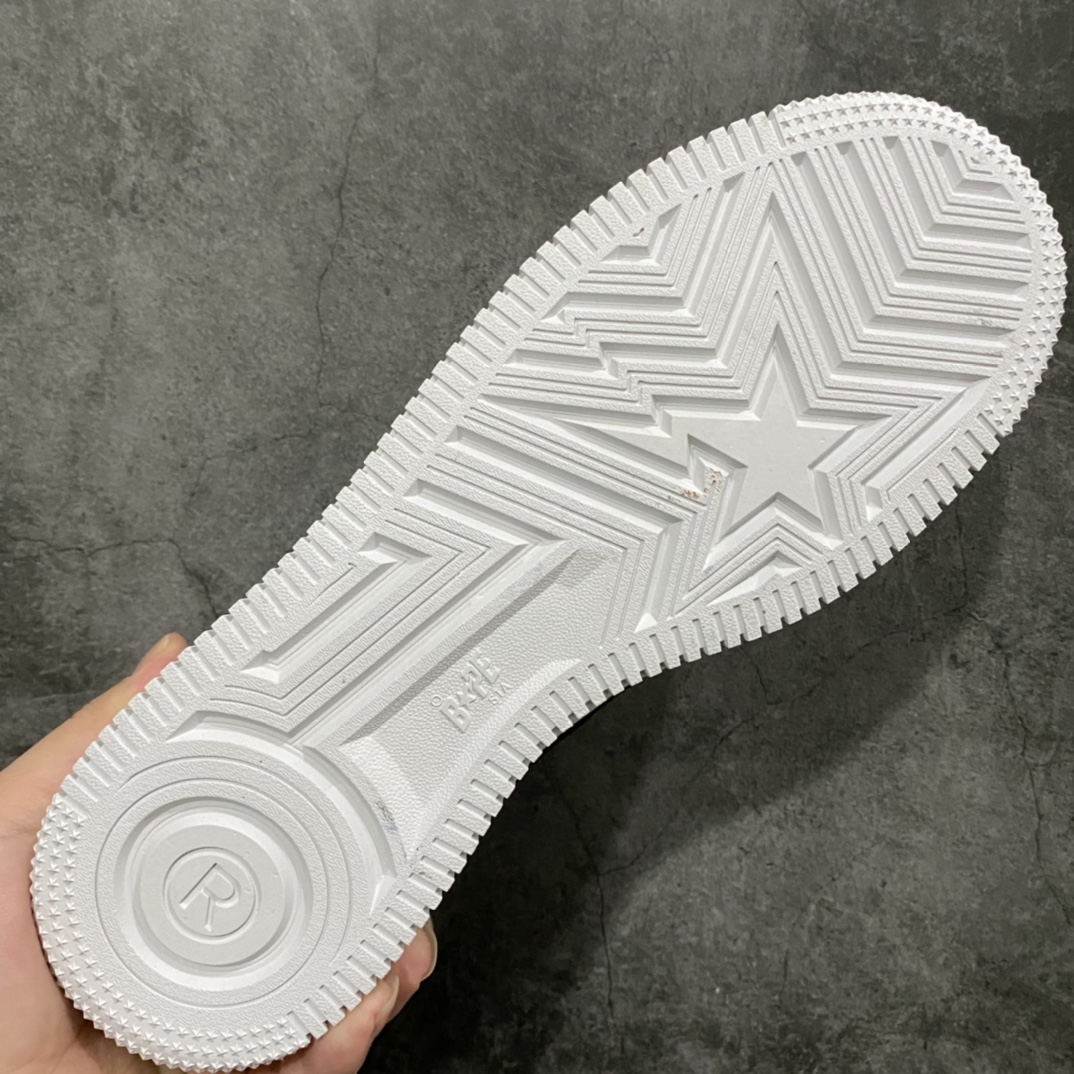 图片[8]-A Bathing Ape安逸猿 BAPE Sta Low 闪星系列低帮经典复古休闲运动板鞋\”奥运鸳鸯白天蓝桃粉绿黑黄\”1H20-191-048 2021年东京奥运会 BAPE® 带来全新奥运别注配色的 BAPE STA™ 可以看到整个鞋子是由象征奥运五环的蓝、红、黄、绿、黑组成 并且是左右脚自带鸳鸯效果 同时鞋身材质也是由麂皮、皮革等材质打造 细节上我们可以看到金色的猿人头鞋带扣以及后跟处的猿人头压印 绝对诚意满满。 尺码：36 36.5 37 38 38.5 39 40 40.5 41 42 42.5 43 44 44.5 45-选品中心