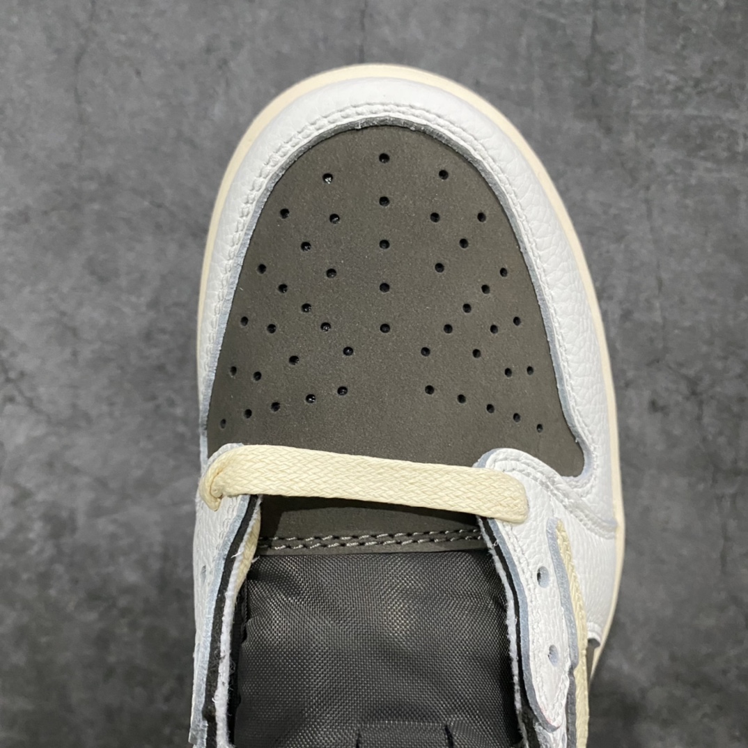 图片[9]-原装公司级版本AJ1白棕倒钩 全头层皮料 皮质同步原鞋一致 鞋型到位 清洁度很高 非常推荐的版本 价格便宜 非常适合大家冲量好评的版本 尺码：36-46全码-选品中心