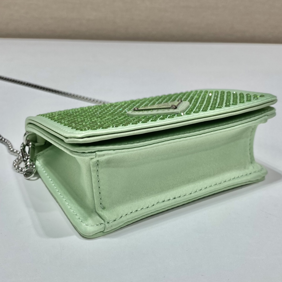 PRADA普拉达项链水晶小包1MR024