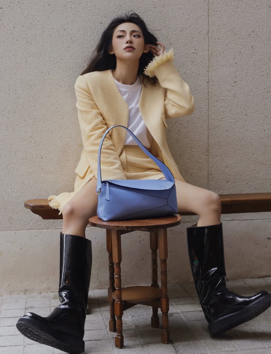 LOEWE罗意威Puzzle hobo腋下包 0673神圣蓝
