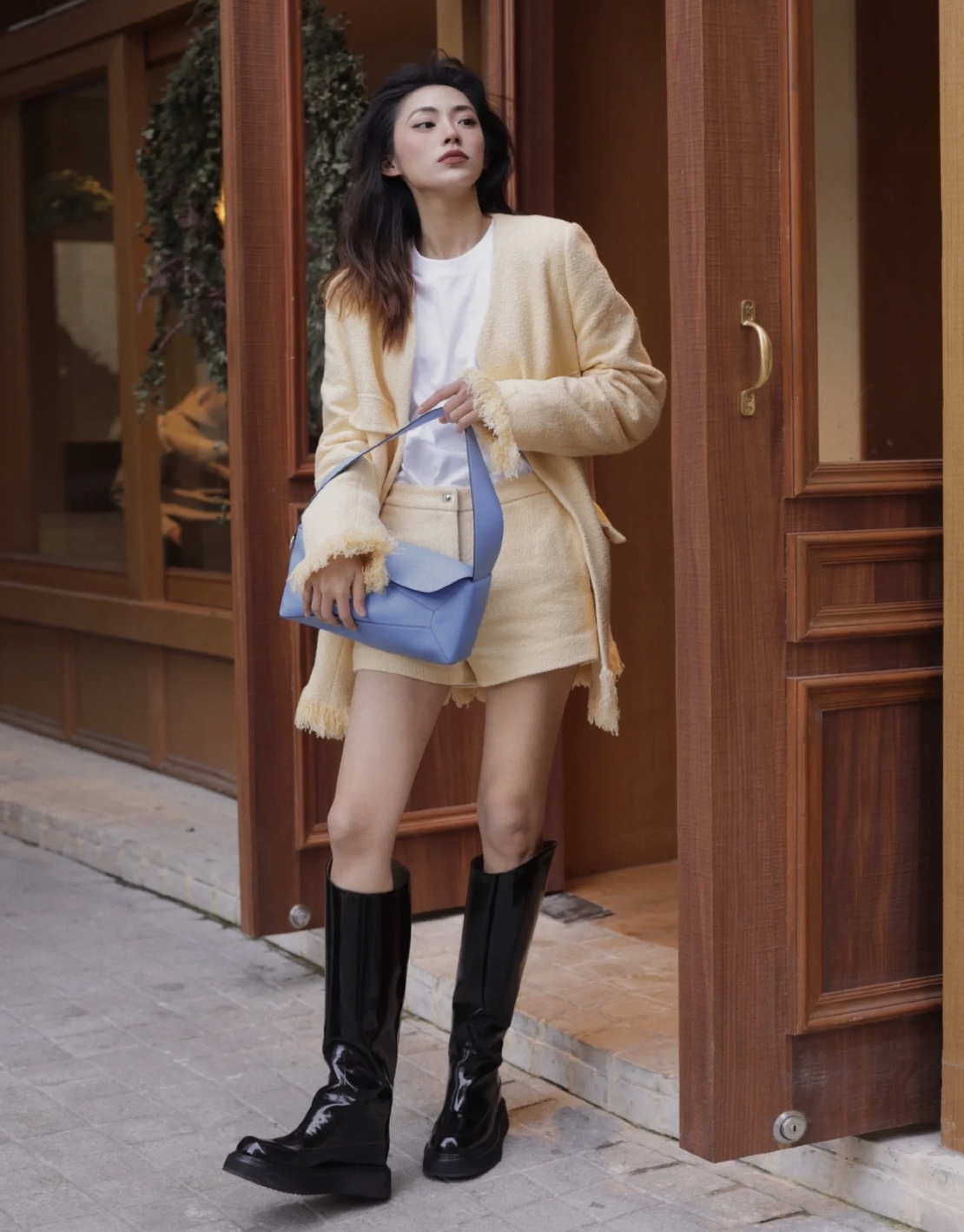 LOEWE罗意威Puzzle hobo腋下包 0673神圣蓝