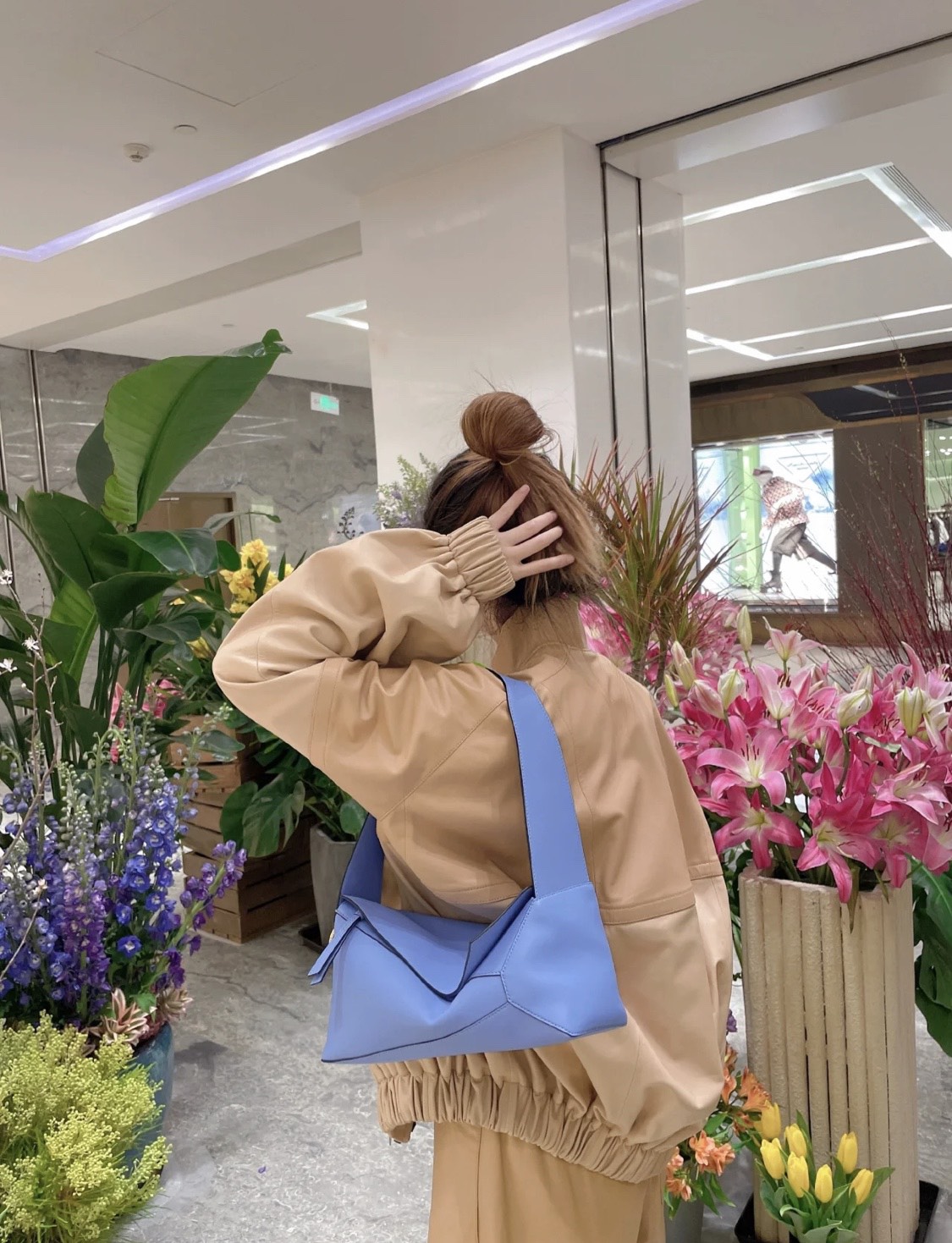 LOEWE罗意威Puzzle hobo腋下包 0673神圣蓝