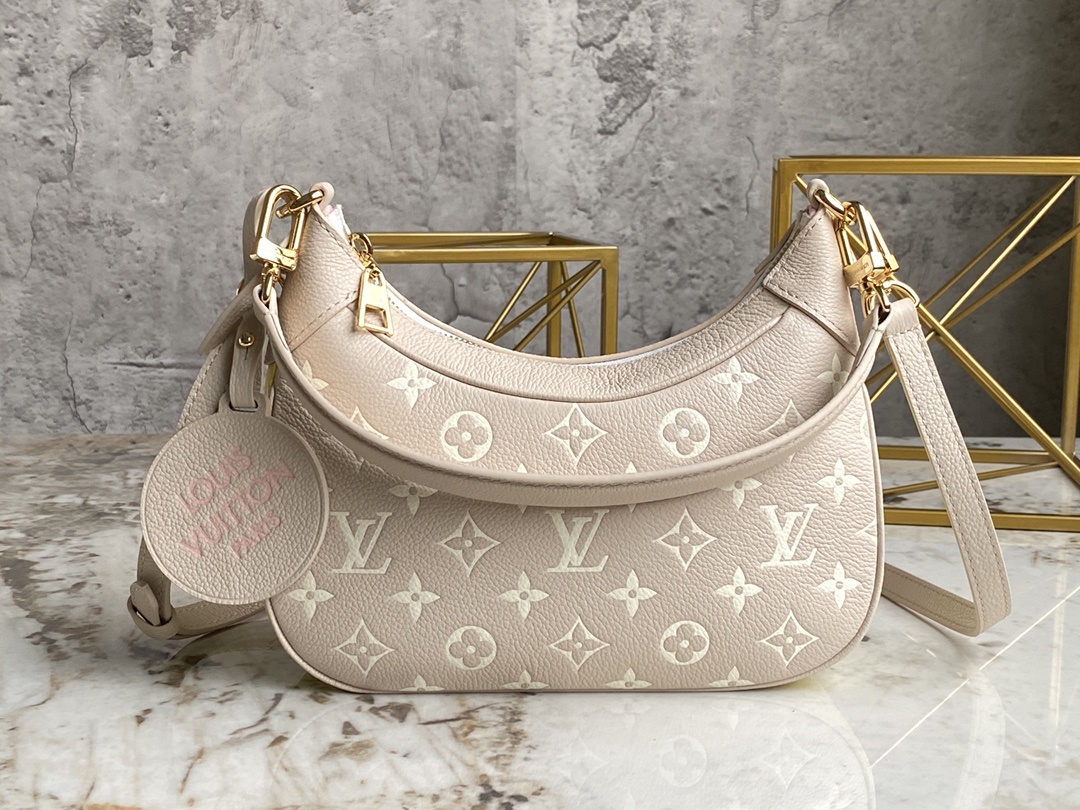 顶级原单M46113粉拼色全皮系列BAGATELLE手袋BagatelleBB手袋令Monogram图案