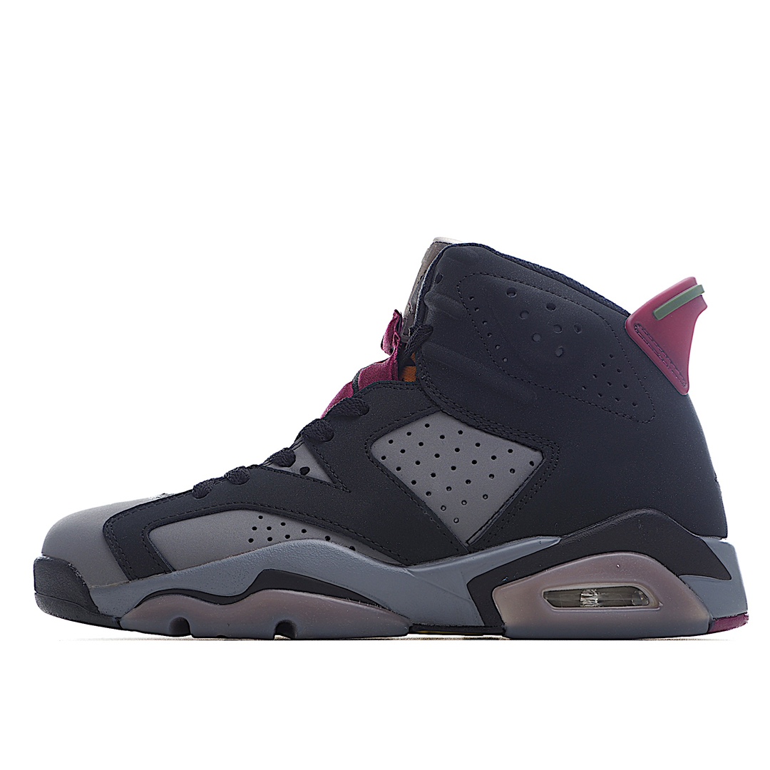 J0 Air Jordan AJ6 Retro ” Bordeaux ” 波多尔红 AJ6乔6 CT8529-063 国内知名一线大厂出品 原鞋原纸板数据开发 水滴漏斗完美鞋型 纸板中底 钢印 最大程度还原公司原鞋 一眼正品既视感 实物拿在手上感觉更棒