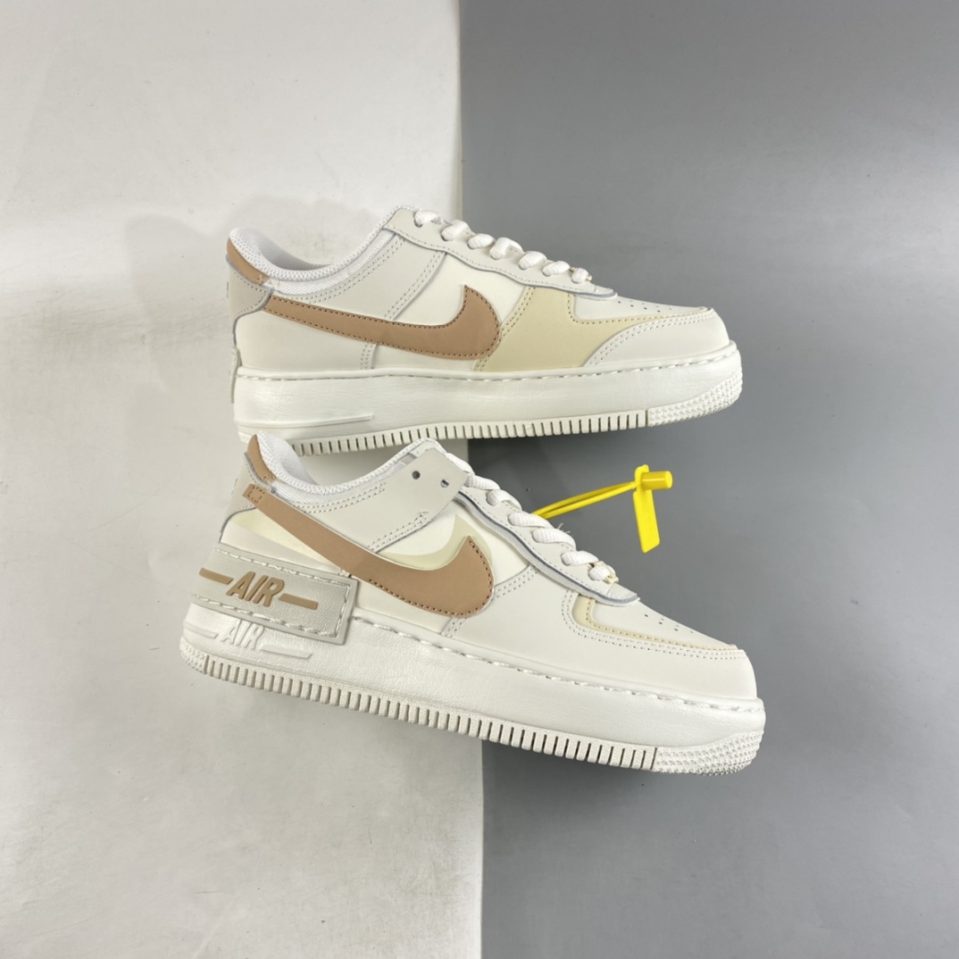 P180  Nk Air Force 1 Shadow 空军一号轻量增高低帮百搭板鞋”拼接马卡龙”CI0919-116