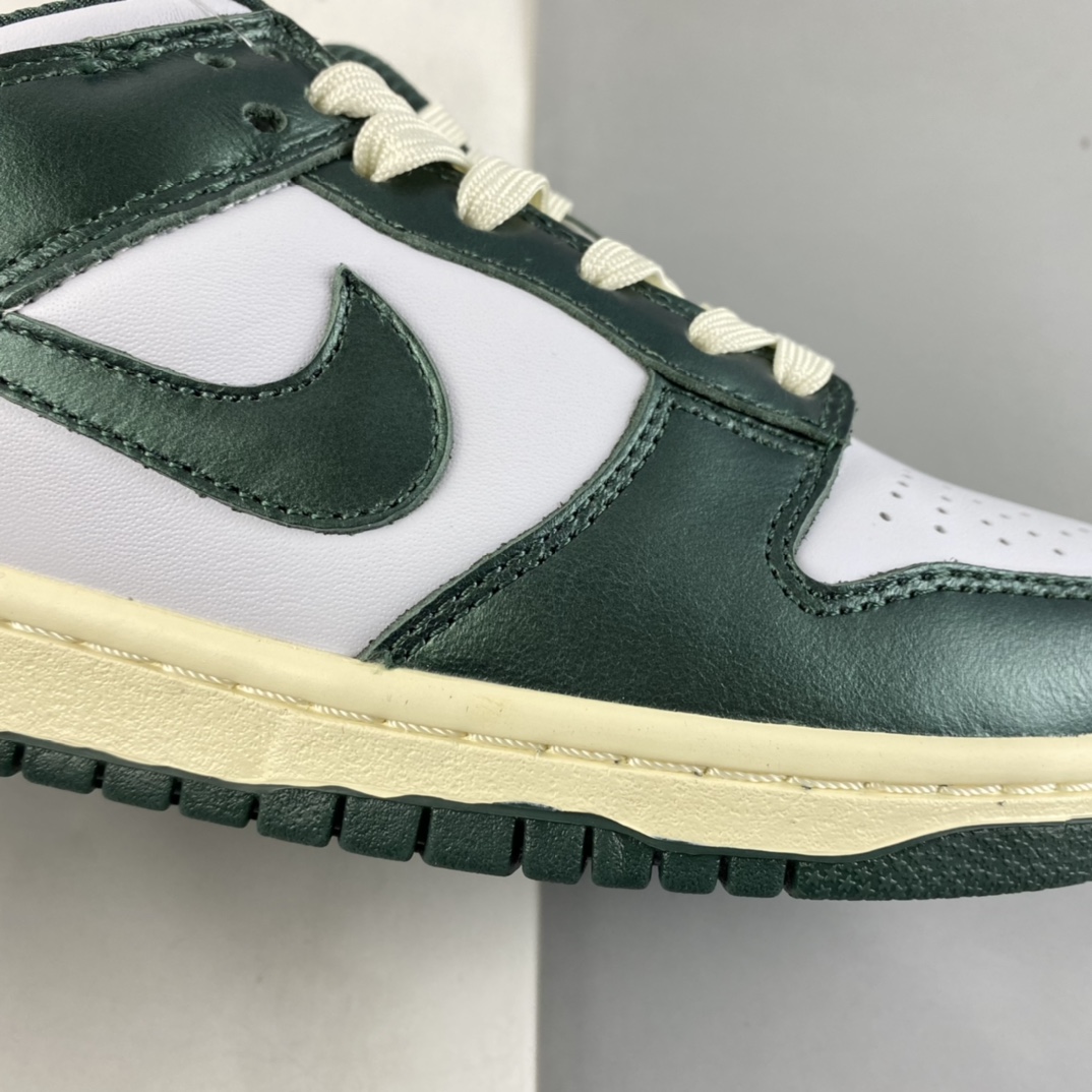 P300  Nk SB Dunk Low ”Vintage Green” 海军绿做旧 SB扣碎篮板时尚休闲板鞋 DQ8580-100