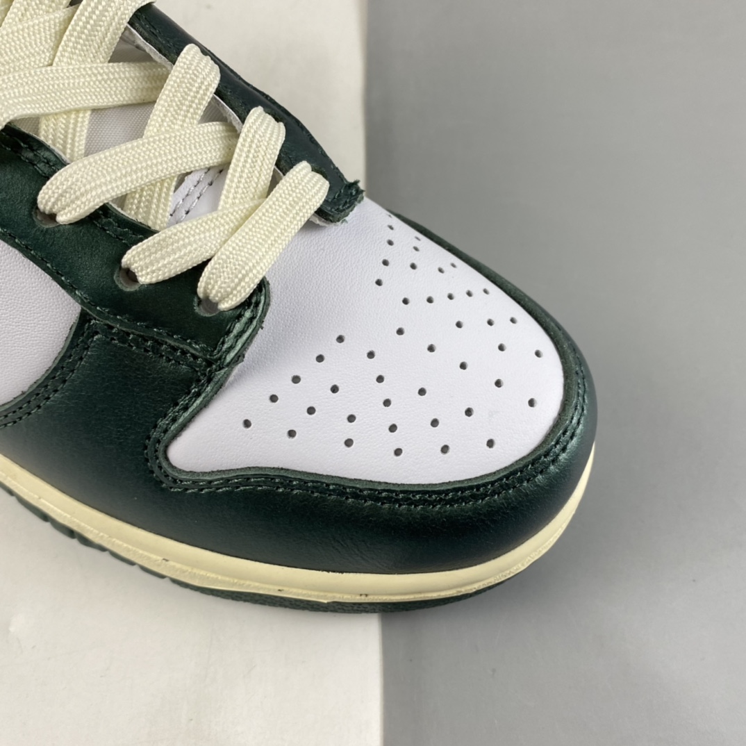 P300  Nk SB Dunk Low ”Vintage Green” 海军绿做旧 SB扣碎篮板时尚休闲板鞋 DQ8580-100