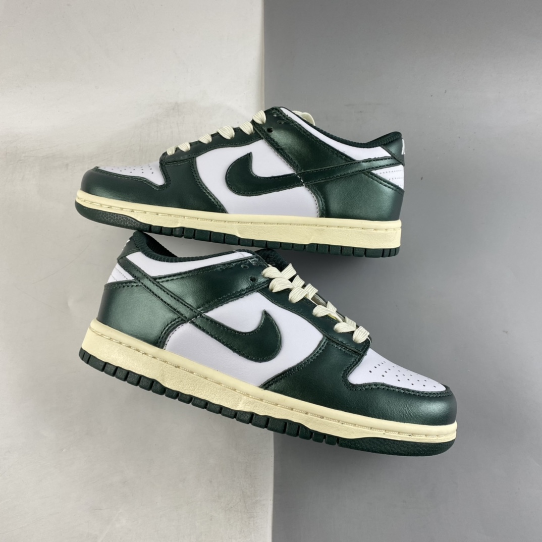 P300  Nk SB Dunk Low ”Vintage Green” 海军绿做旧 SB扣碎篮板时尚休闲板鞋 DQ8580-100