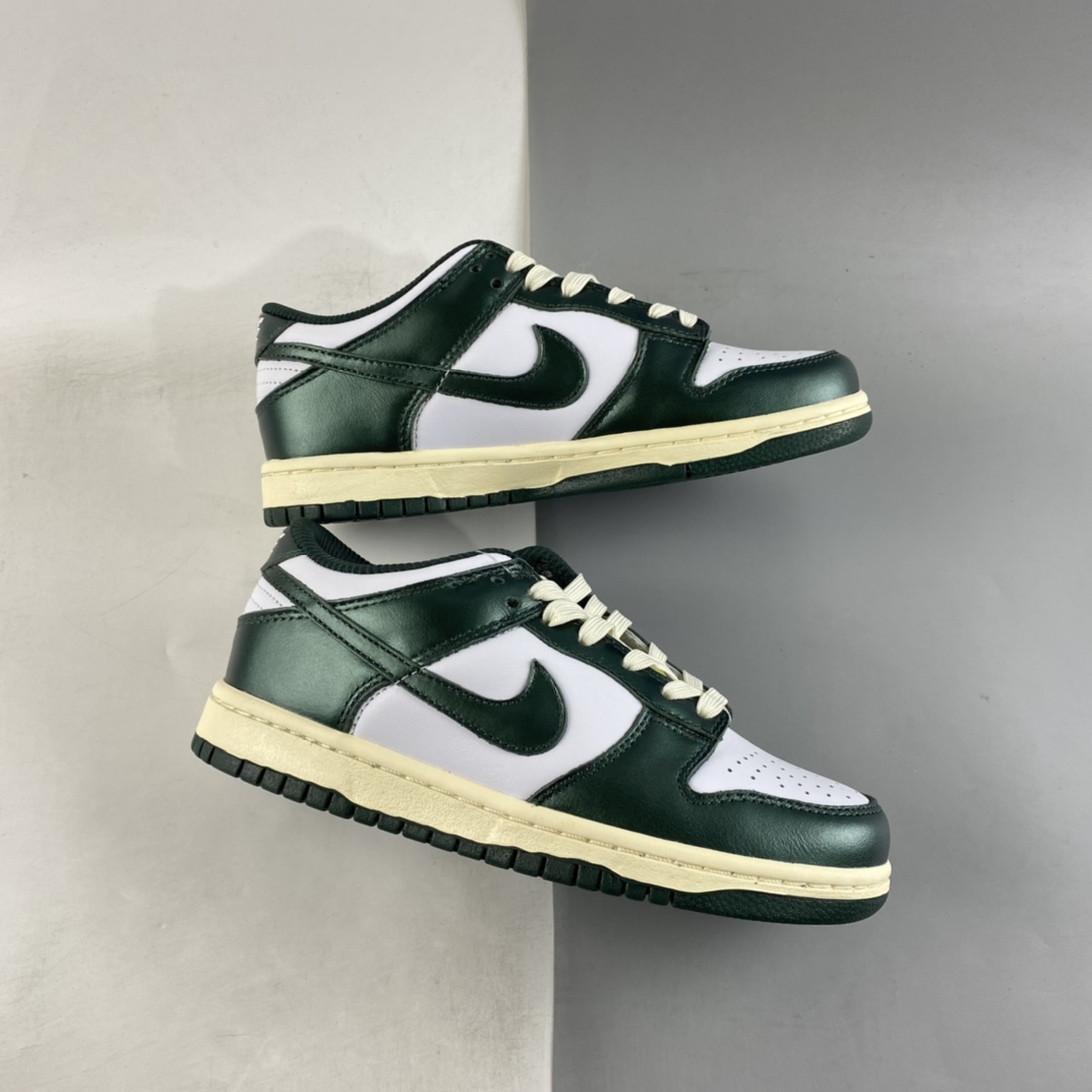 P300  Nk SB Dunk Low ”Vintage Green” 海军绿做旧 SB扣碎篮板时尚休闲板鞋 DQ8580-100