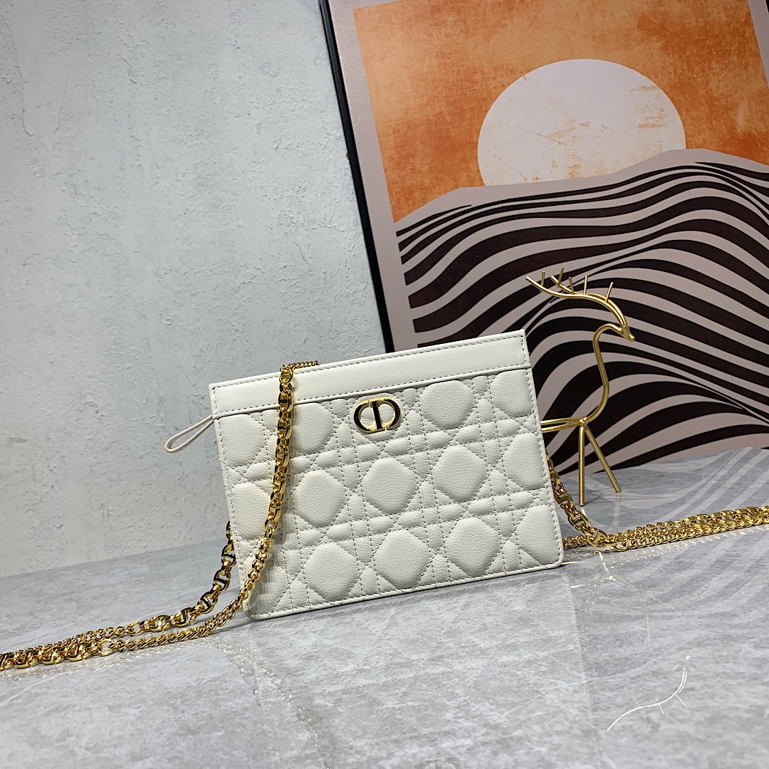 CHANEL Tote Bag  Caviar Skin  White