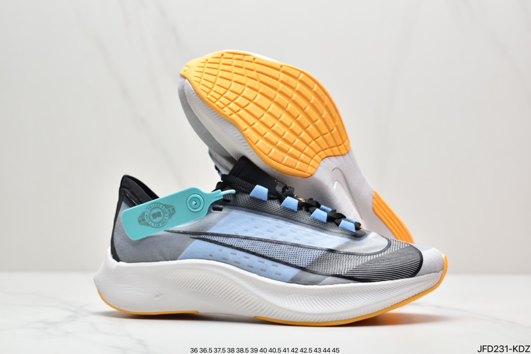 170 耐克Nike ZOOM FLY 3 登月贾卡面透气舒适软底抗磨避震AT8240