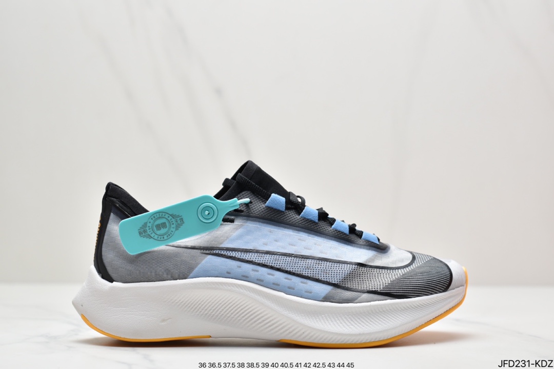 170 耐克Nike ZOOM FLY 3 登月贾卡面透气舒适软底抗磨避震AT8240