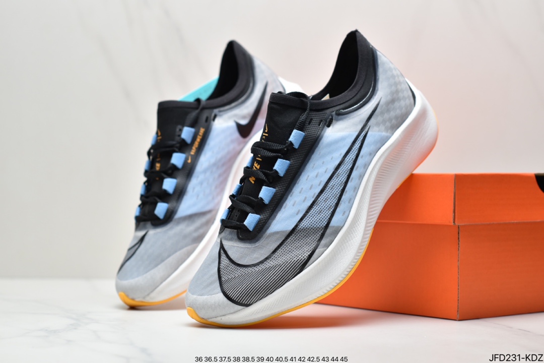 170 耐克Nike ZOOM FLY 3 登月贾卡面透气舒适软底抗磨避震AT8240