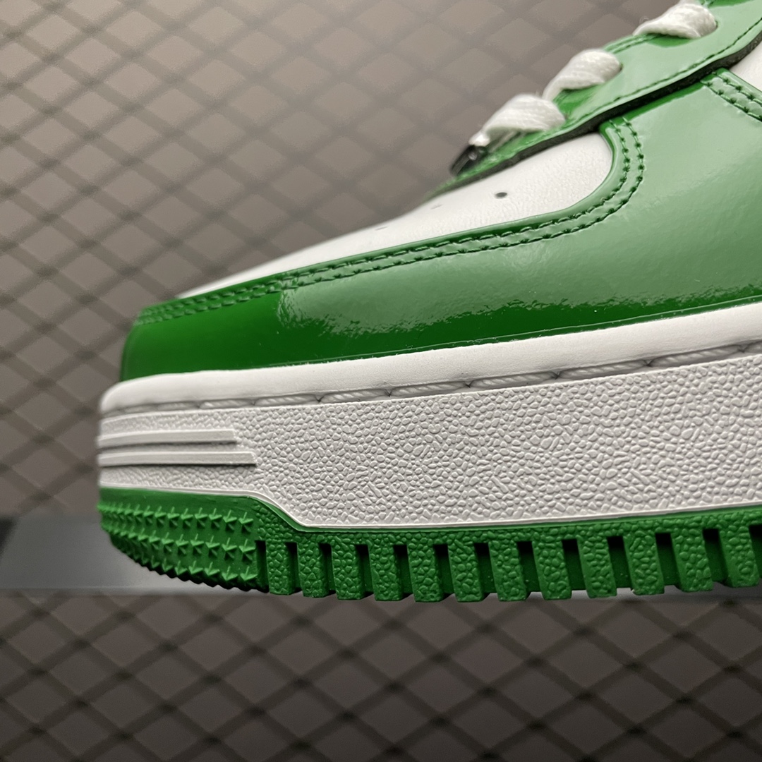 福利特价🔥 市售最高品质 纯原 Bape Sta To Low 明星同款 猿人头经典漆皮低帮运动休闲板鞋