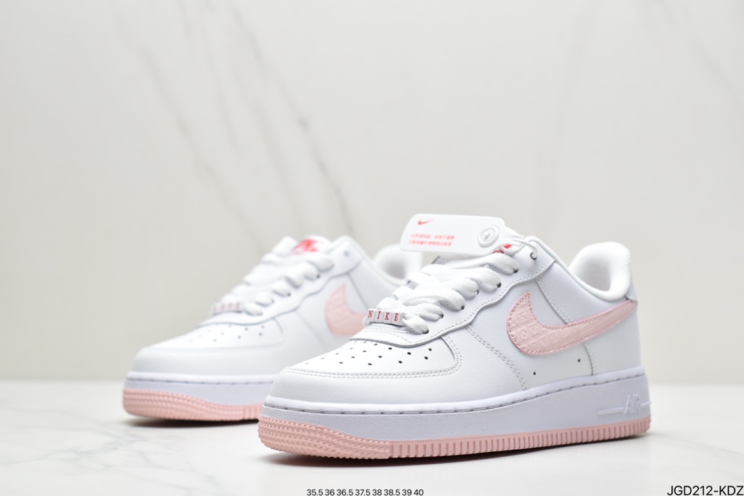 180 耐克Nike Air Force 1’07”2022 Valentine”s Day”空军一号经典低帮百搭休闲运动板鞋DQ9320-100