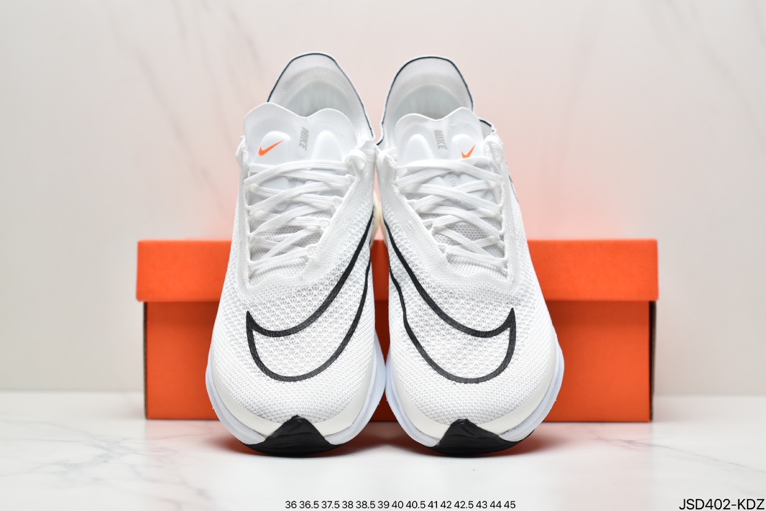 200 耐克Nike Zoomx Streakfly Proto 低帮跑步鞋白黑橙 DH9275-100