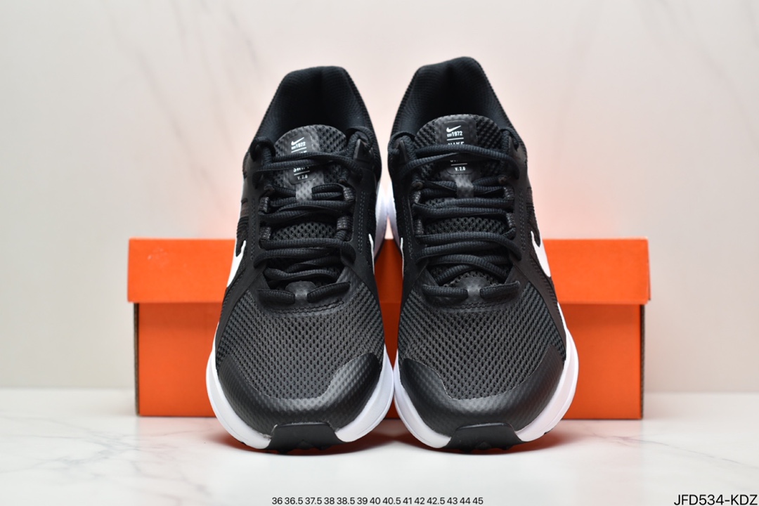 170 耐克Run Swift 2 白粉 速跑系列缓震轻量透气网面休闲运动跑步鞋CU3528-100