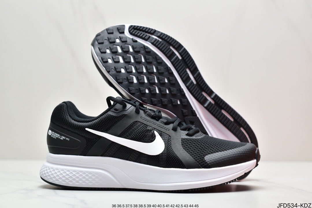 170 耐克Run Swift 2 白粉 速跑系列缓震轻量透气网面休闲运动跑步鞋CU3528-100