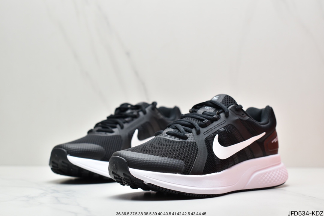 170 耐克Run Swift 2 白粉 速跑系列缓震轻量透气网面休闲运动跑步鞋CU3528-100