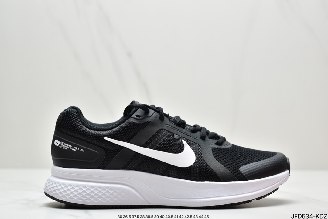 170 耐克Run Swift 2 白粉 速跑系列缓震轻量透气网面休闲运动跑步鞋CU3528-100