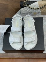 Chanel Shoes Sandals Buy the Best High Quality Replica
 Lychee Pattern All Copper Cowhide Genuine Leather Oil Wax Resin Sheepskin Spring/Summer Collection