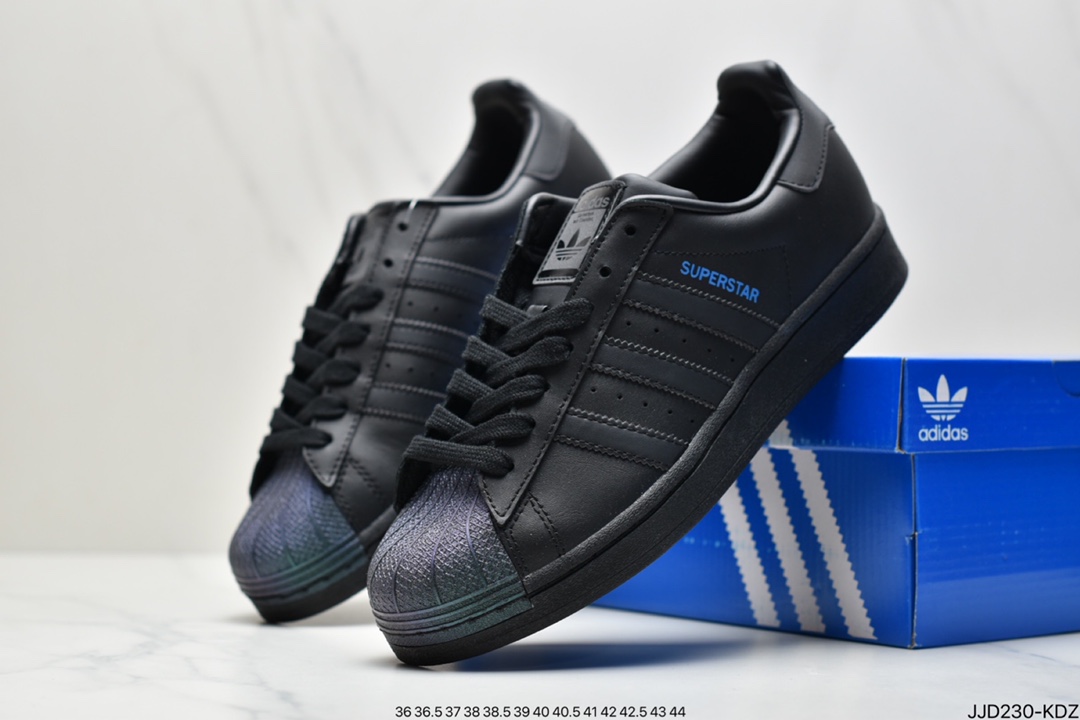 130 阿迪达斯adidas三叶草 Originals Superstar”White/Black/Gold”贝壳头经典百搭休闲运动板鞋GY5986