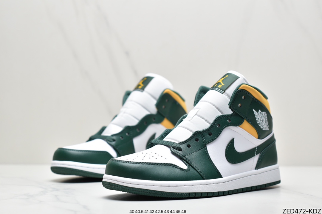 260 Air Jordan 1 Mid ”Obsidian乔一中邦 554724