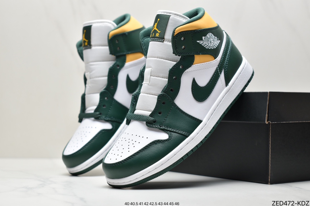 260 Air Jordan 1 Mid ”Obsidian乔一中邦 554724