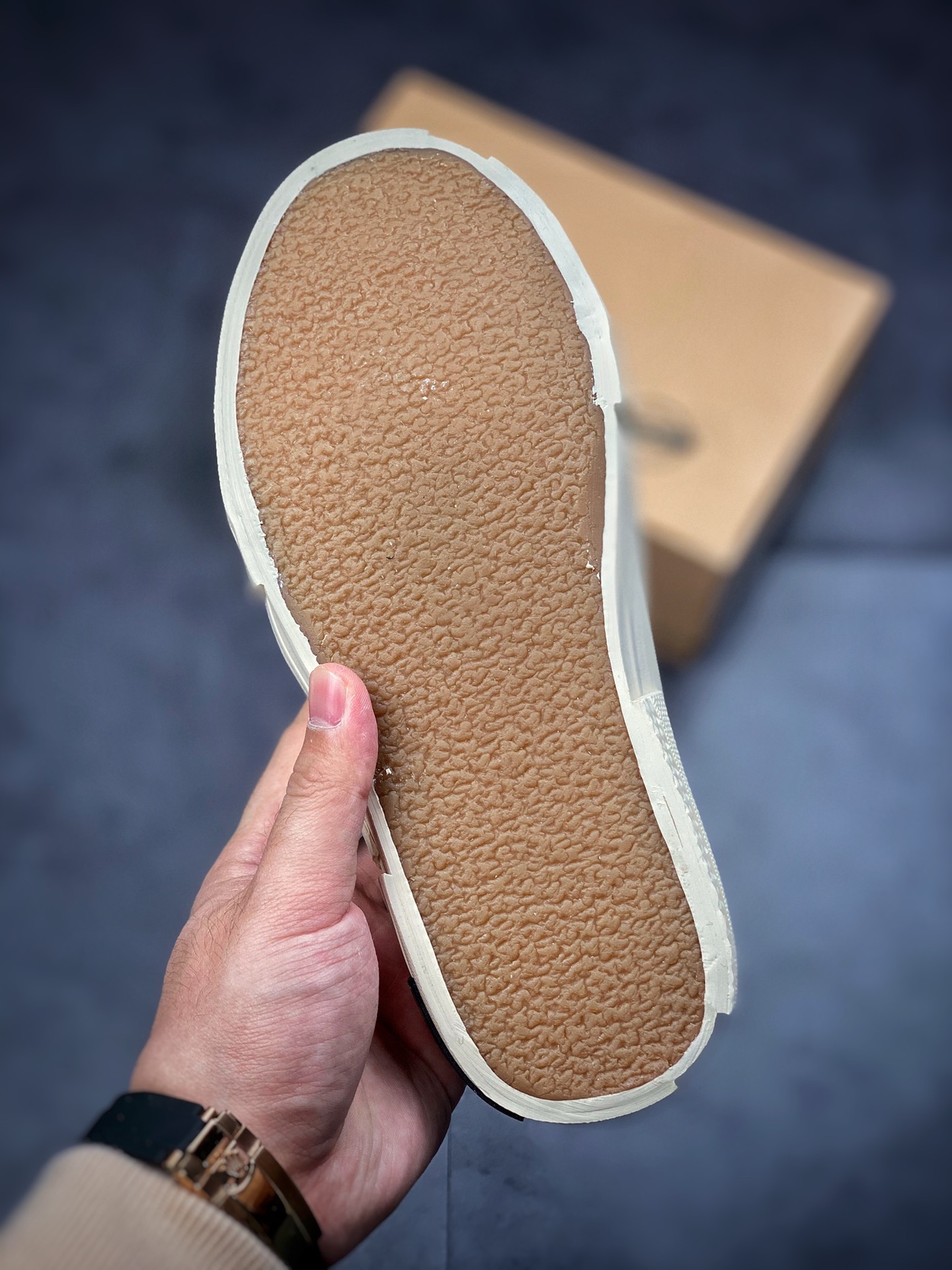 350  吴建豪个人新锐品牌xVESSEL G.O.P. Slip on Mule Black Tweed 重工解构厚底软木百搭乞丐风增高半拖懒人F21X32B