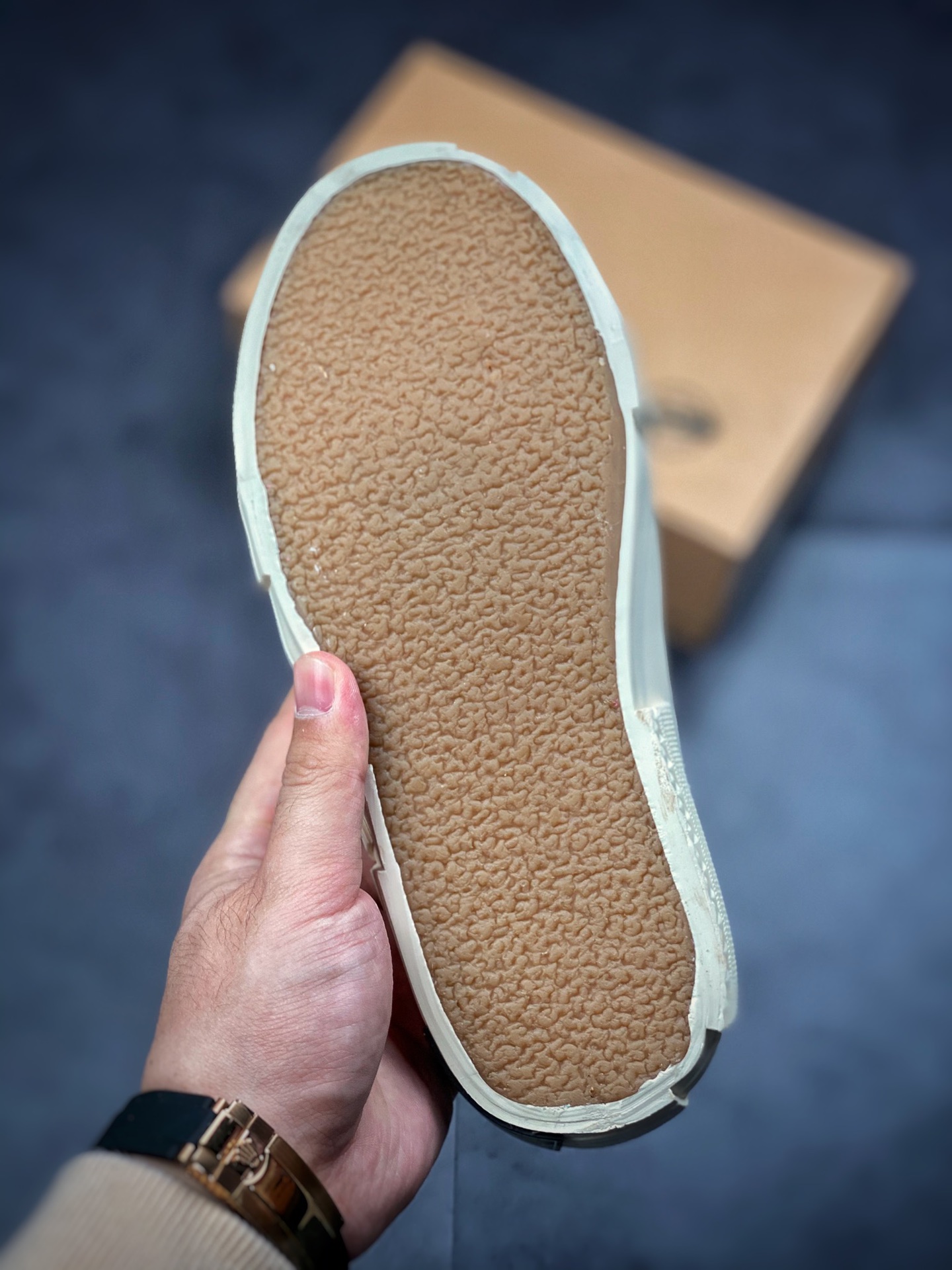 350  吴建豪个人新锐品牌xVESSEL G.O.P. Slip on Mule Black Tweed 重工解构F21X35W