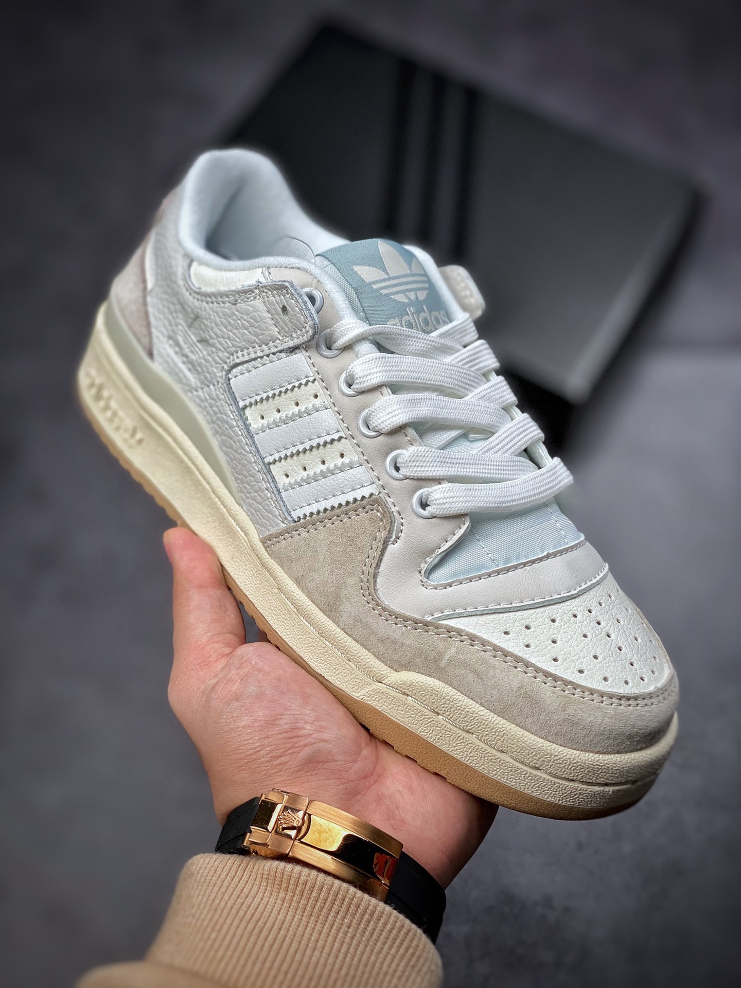 170 阿迪达斯 Adidas Forum 84 Low OG “Bright Blue” 白灰低帮百搭运动板鞋FY7998