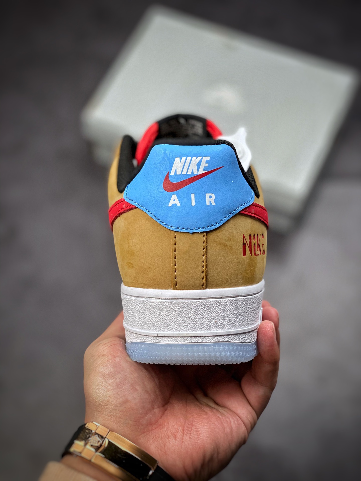 200  Nike Air Force 1 Low 07 棕红 原楦头原纸板DQ7628-200