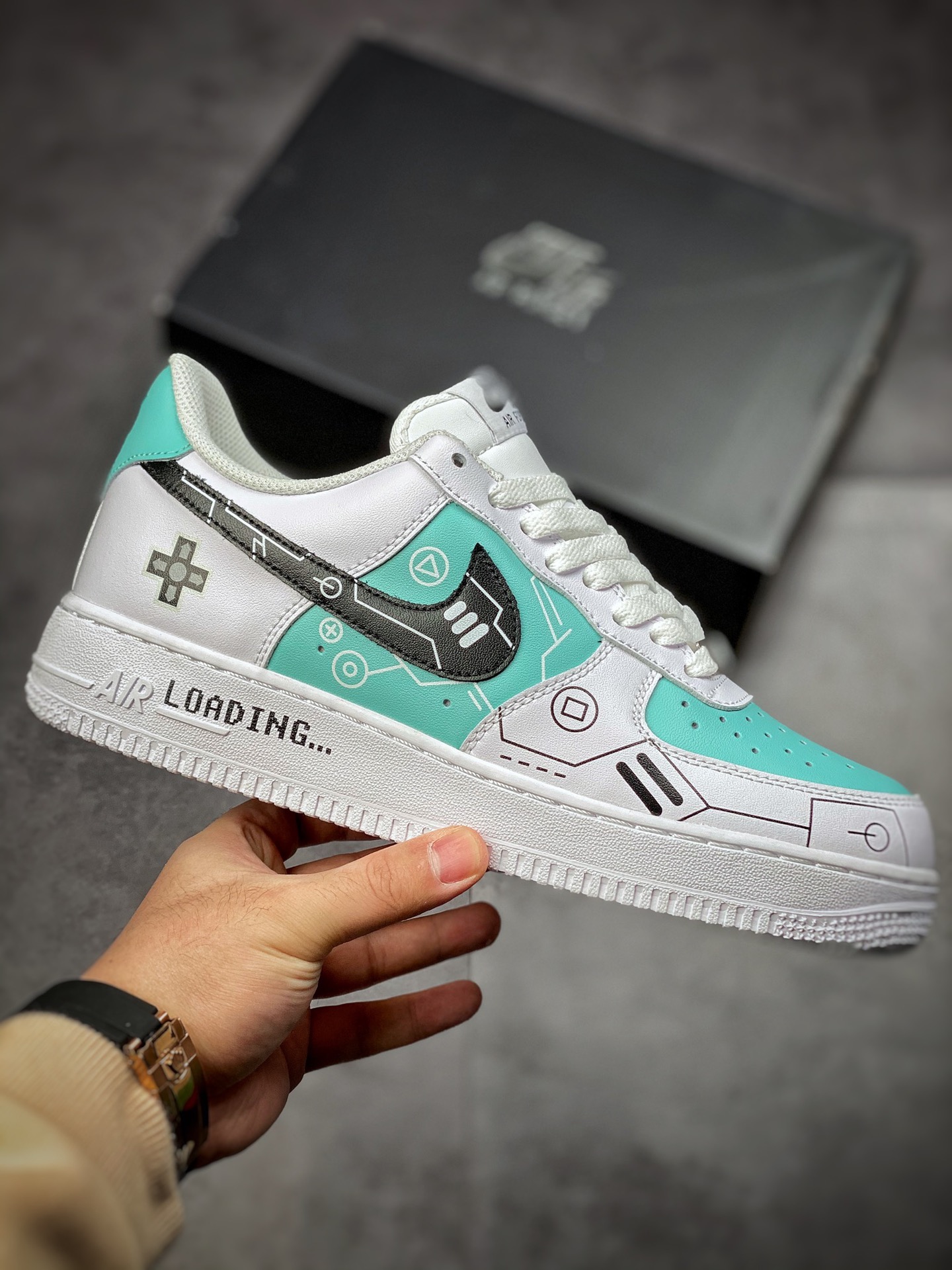260  Nike Air Force 1 Low 07 电玩主题冰绿 CW2288-114