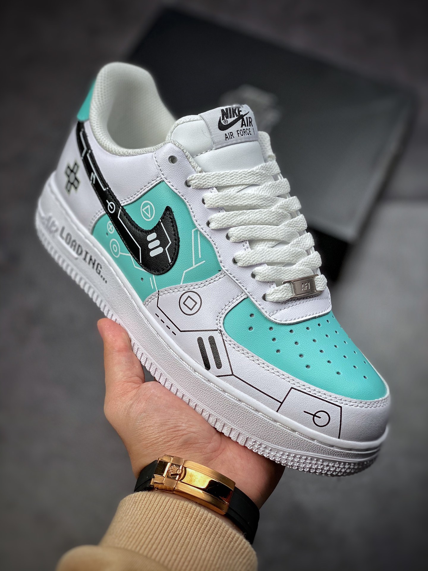 260  Nike Air Force 1 Low 07 电玩主题冰绿 CW2288-114