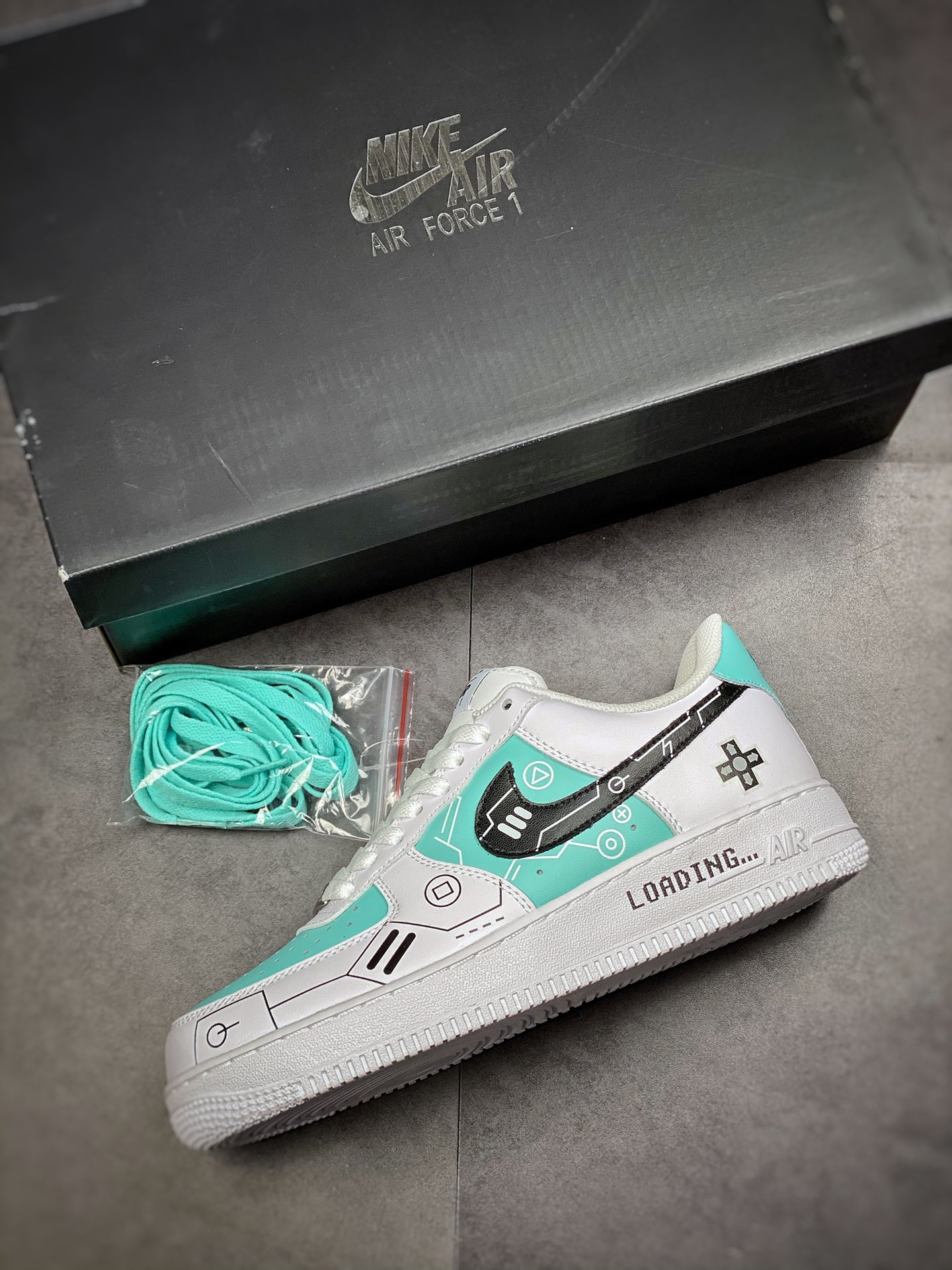 260  Nike Air Force 1 Low 07 电玩主题冰绿 CW2288-114