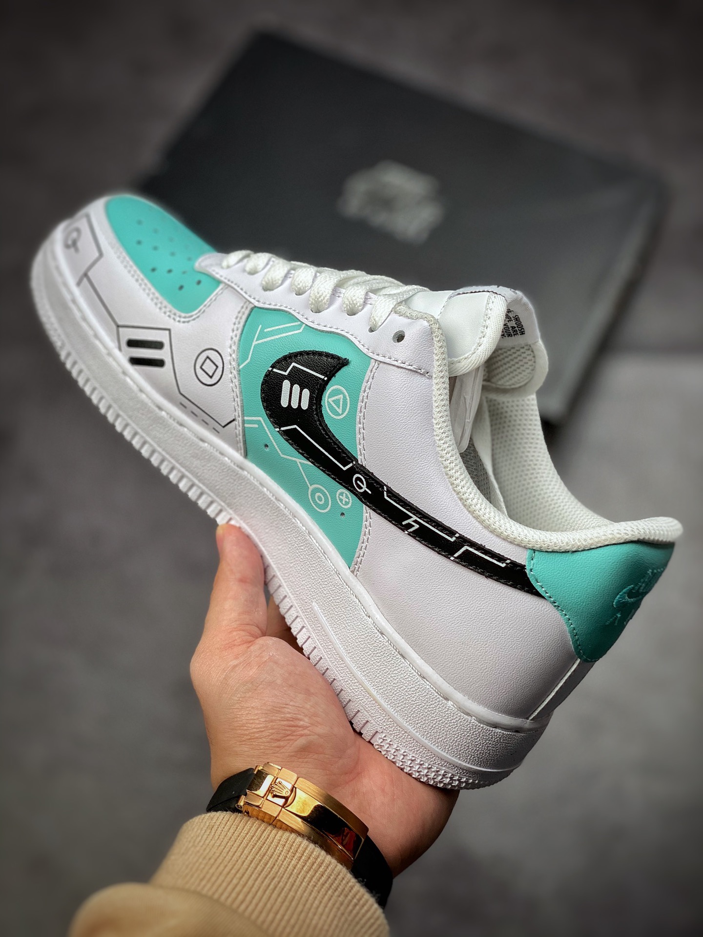 260  Nike Air Force 1 Low 07 电玩主题冰绿 CW2288-114
