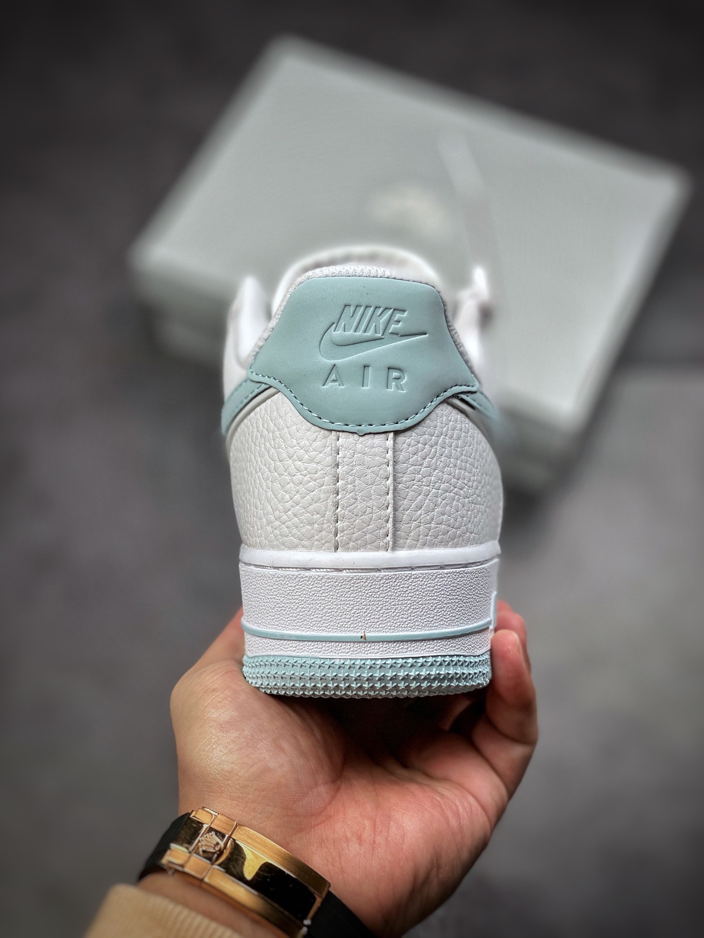 220  Nike Air Force 1 Low 07 白蓝色 原楦头原纸板打造纯正空军版型 AQ2566-201