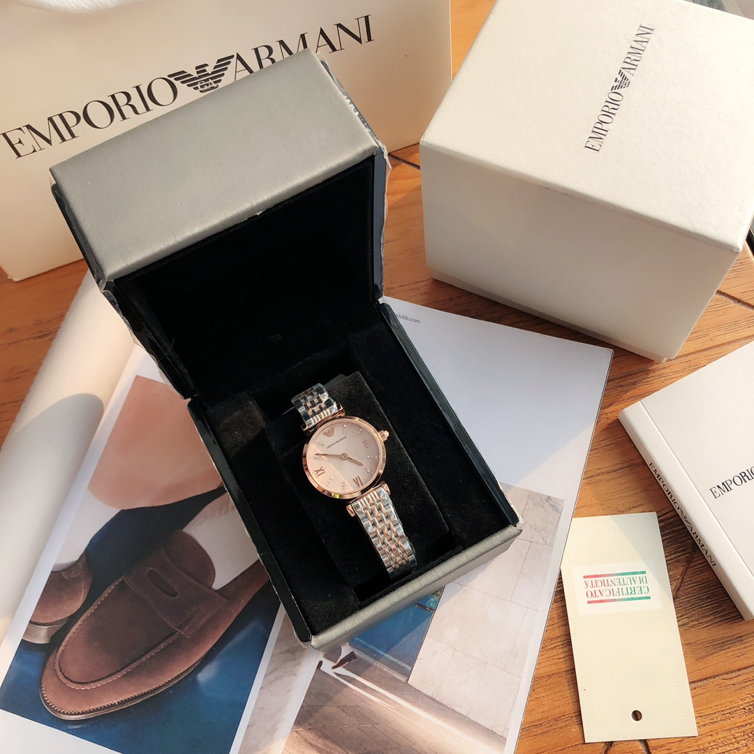 Productos de canal especial, reloj de mujer Armani Armani original y genuino. ¡Imprescindible para las pequeñ…