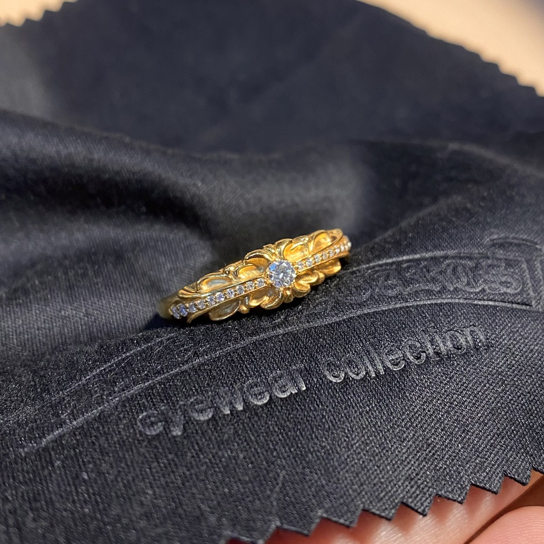 Gold-plated diamond-set customization, 22k real gold customization