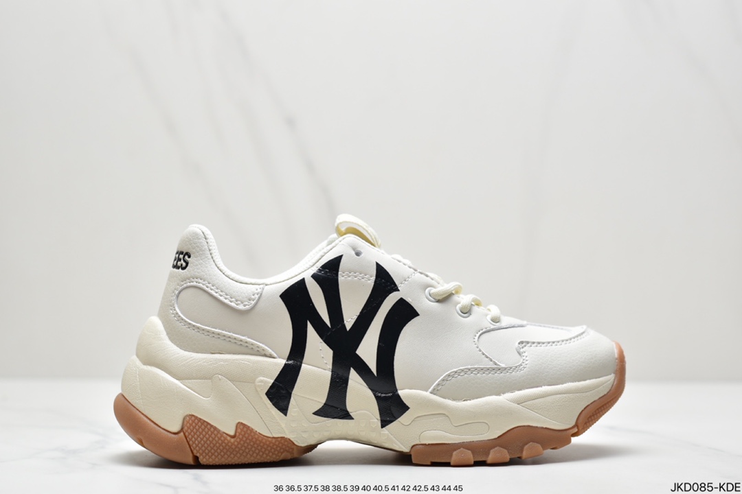 160 Korea韩国SS19限定发售NY美国榄球洋基队限定 x MLB Big Ball Chunky A Running厚底老爹厚底休闲运动慢跑鞋