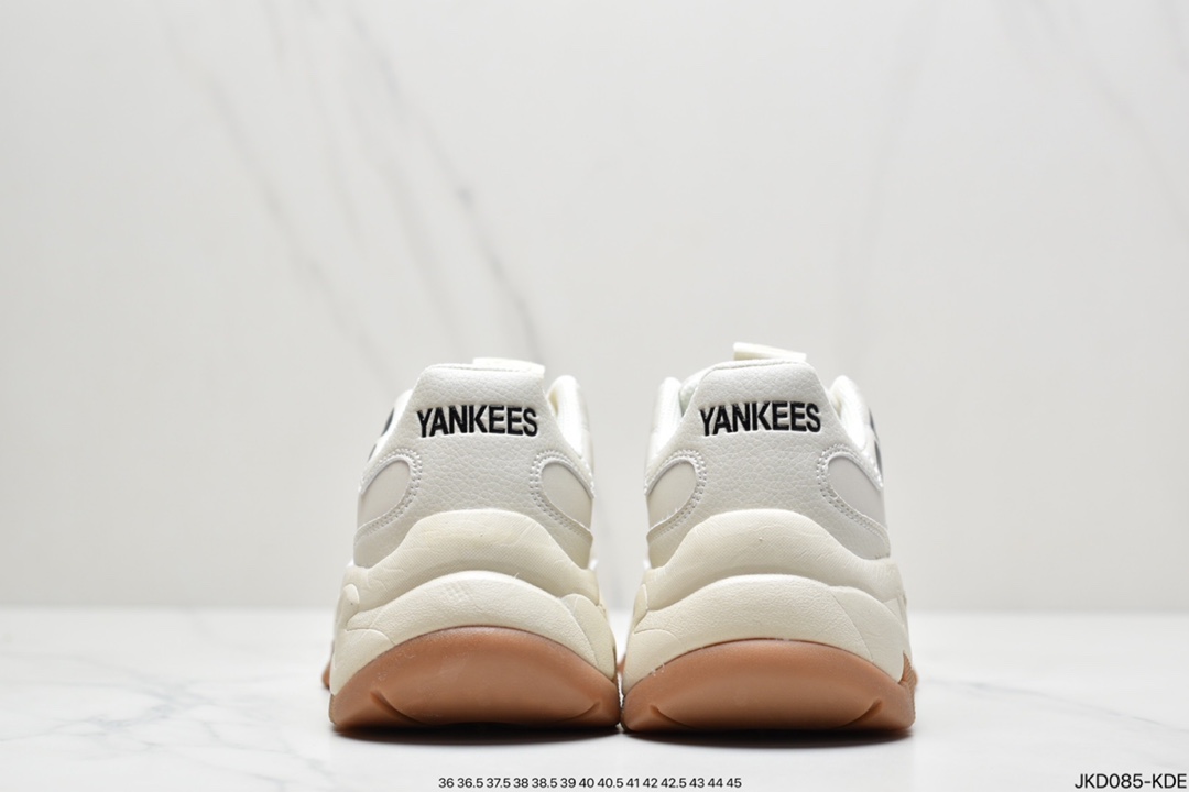 160 Korea韩国SS19限定发售NY美国榄球洋基队限定 x MLB Big Ball Chunky A Running厚底老爹厚底休闲运动慢跑鞋