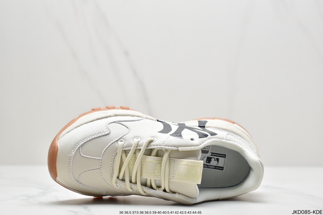 160 Korea韩国SS19限定发售NY美国榄球洋基队限定 x MLB Big Ball Chunky A Running厚底老爹厚底休闲运动慢跑鞋