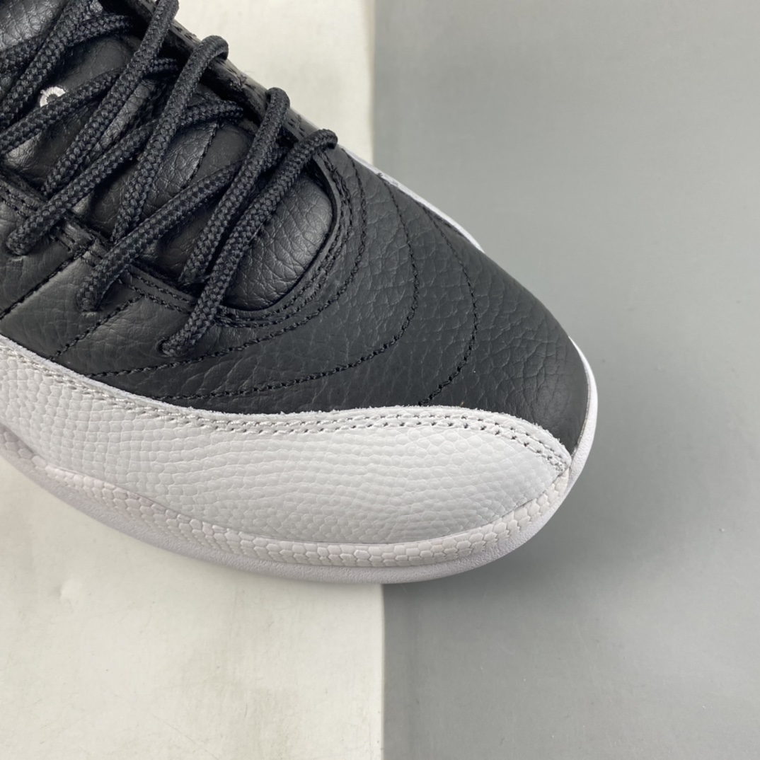 P400  Air Jordan 12 ”Retro Royoffs” AJ12 乔12黑白 银扣CT8013-006