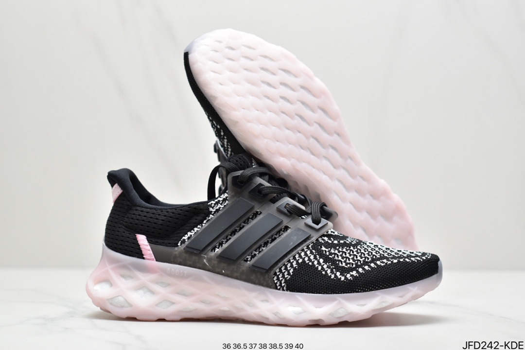 170 阿迪达斯ULTRABOOST WER DNA针织透气鞋面真爆大底复古跑鞋GY4166