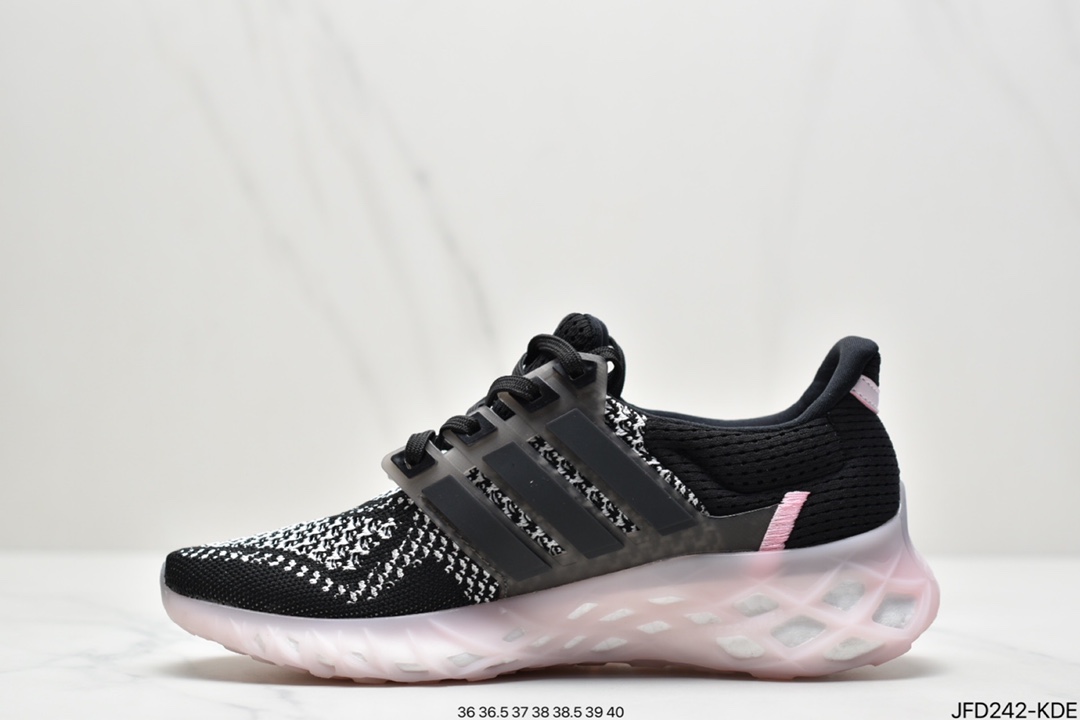 170 阿迪达斯ULTRABOOST WER DNA针织透气鞋面真爆大底复古跑鞋GY4166