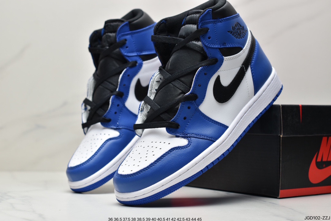 180 真标耐克Air Jordan 1 Retro High OG”Game Royal”AJ1乔丹一代篮球鞋 555088-403