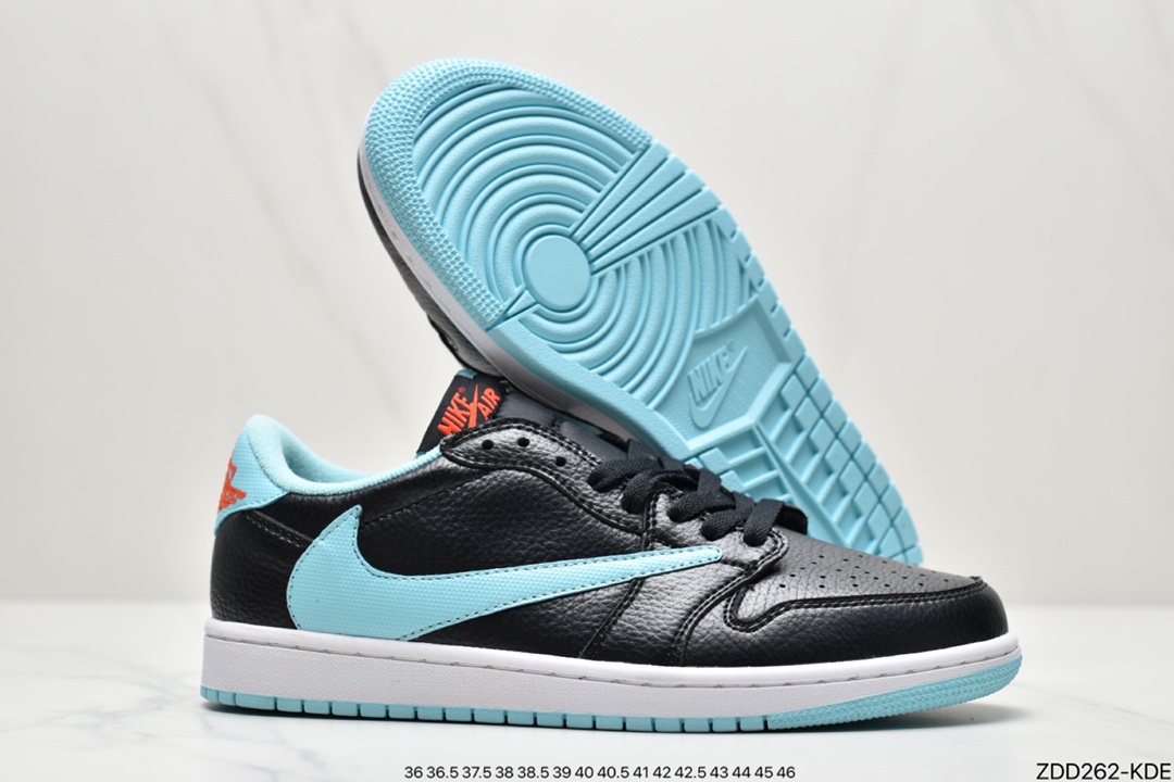 230 Travis Scott x Fragment x Air Jordan 1 Low“Military Blue” 低帮 DM7866-140