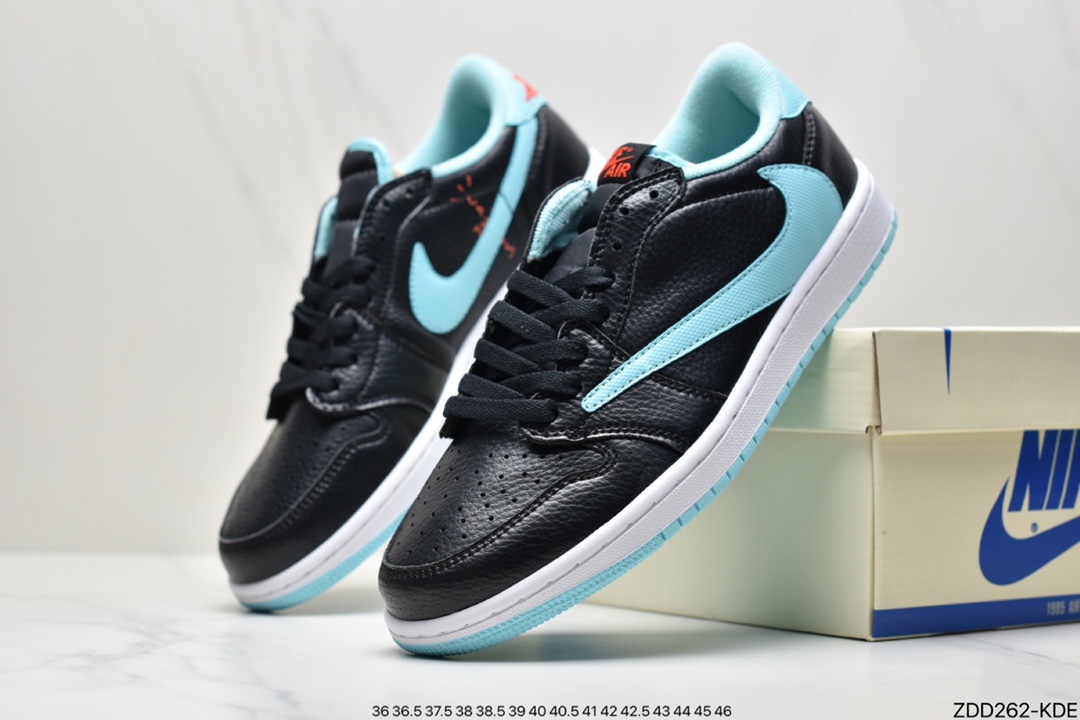 230 Travis Scott x Fragment x Air Jordan 1 Low“Military Blue” 低帮 DM7866-140