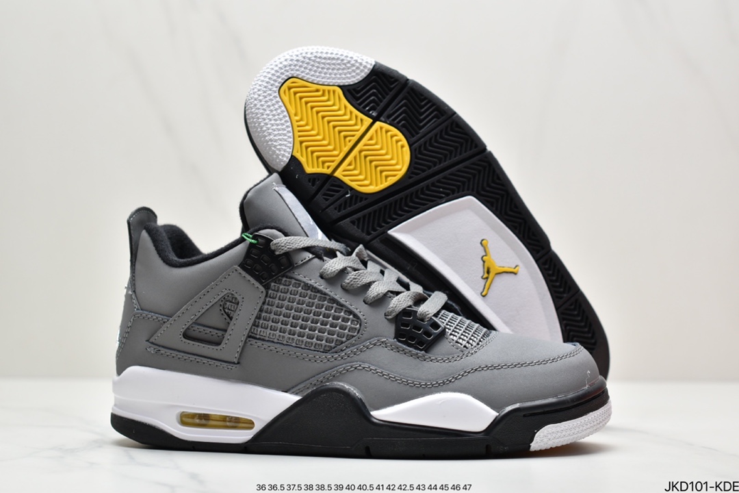 160 Travis Scott x Air Jordan 4 蓝麂皮蓝色麂皮308497